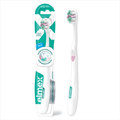elmex®  Sensitive Expert Precision четка за зъби
